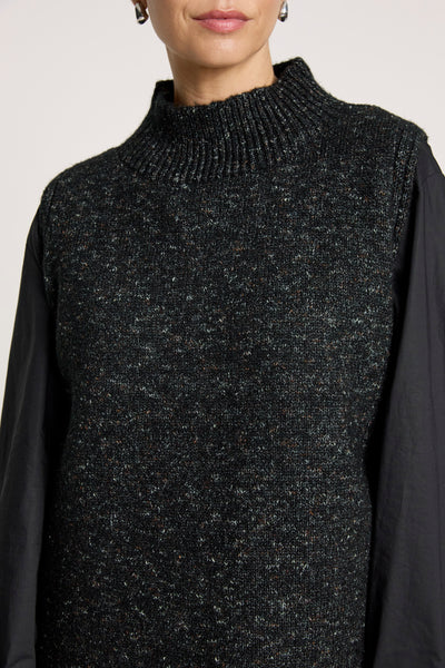 Zarda Sleeveless Knit - Black