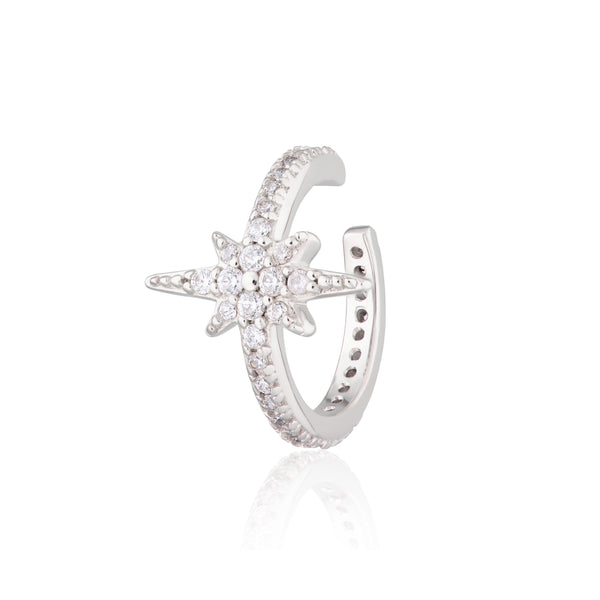 Starburst Small Single Ear Cuff