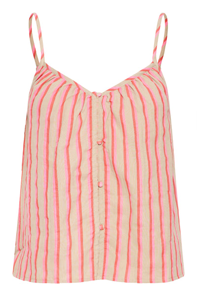 Iafoxa Singlet Stripe Top