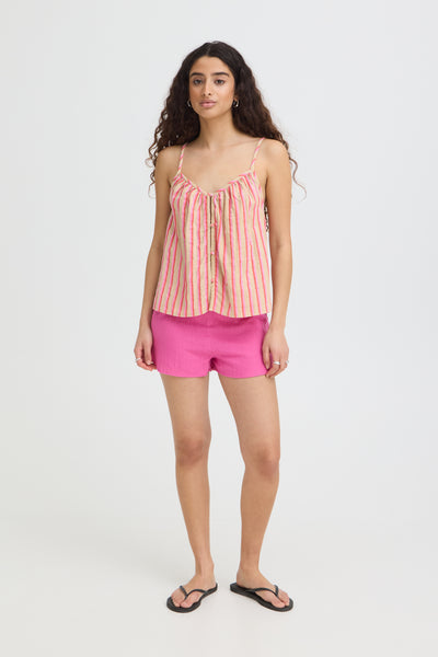 Iafoxa Singlet Stripe Top
