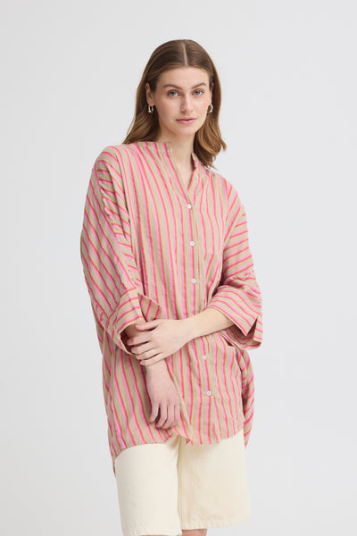 Iafoxa 3/4 Stripe Shirt