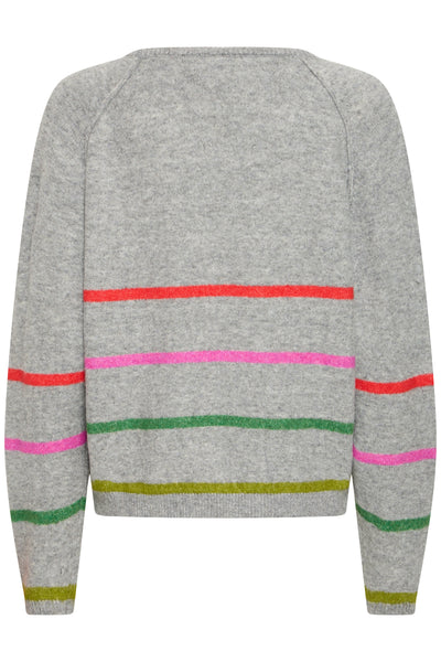 Ihdasila Knit - Grey Stripe