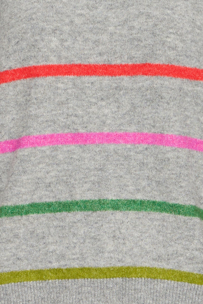Ihdasila Knit - Grey Stripe