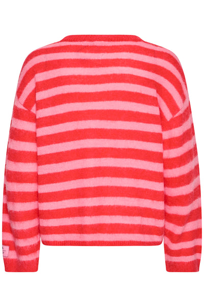 Ihblush L/S Knit - Pink Stripe