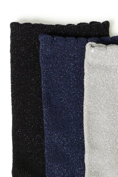 Vilaine Sock Box Navy/Silver/Black