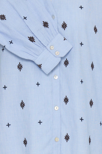 Fabienne LS Shirt -Chambray Blue