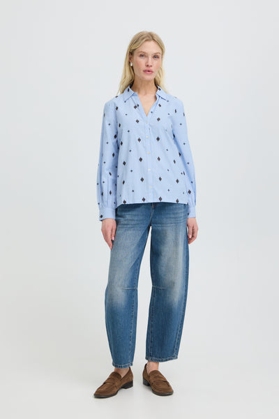 Fabienne LS Shirt -Chambray Blue