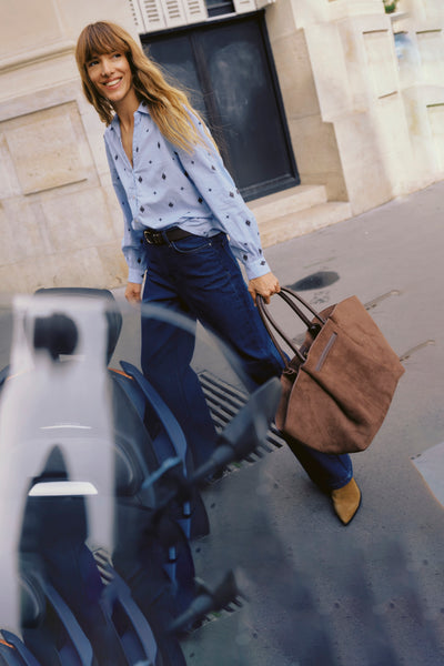 Fabienne LS Shirt -Chambray Blue