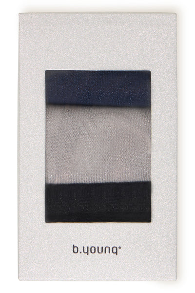 Vilaine Sock Box Navy/Silver/Black