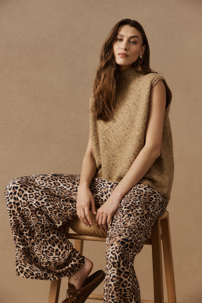 Zarda Sleeveless Knit - Mocha