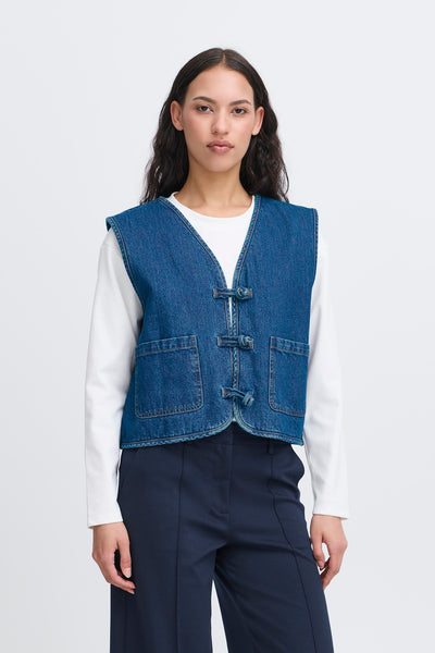 Pelle Denim Waistcoat
