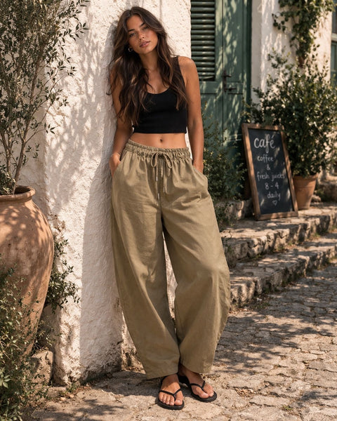 Wide Leg Trousers