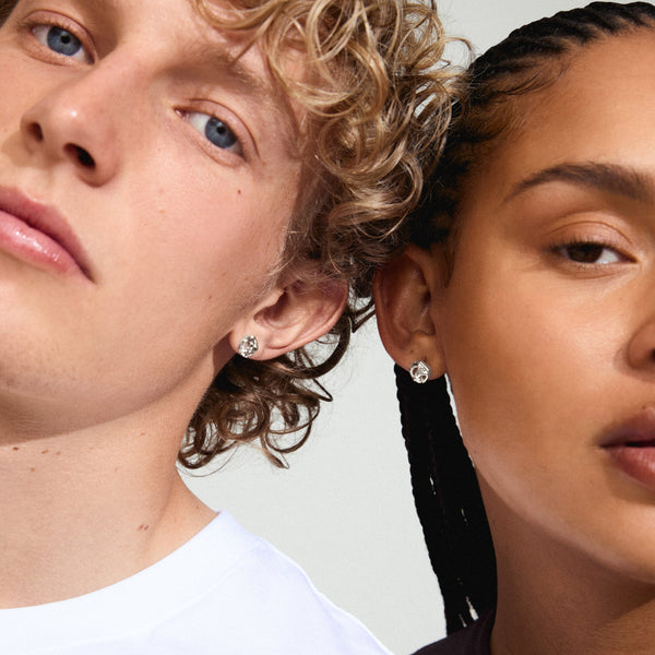 Luca Earrings Silver Plated