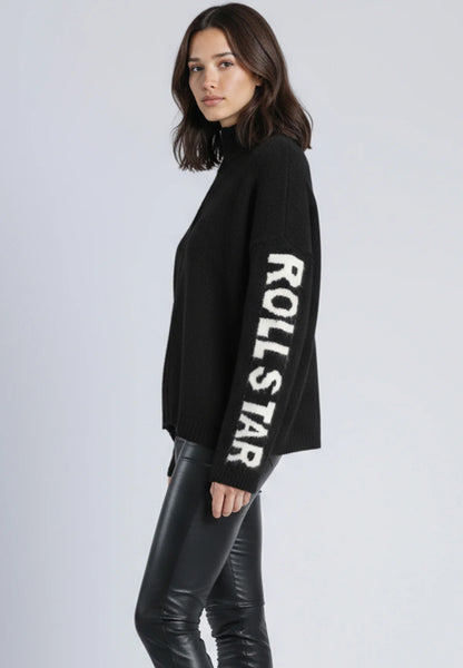 PHOEBE CARDIGAN BLACK & WHITE