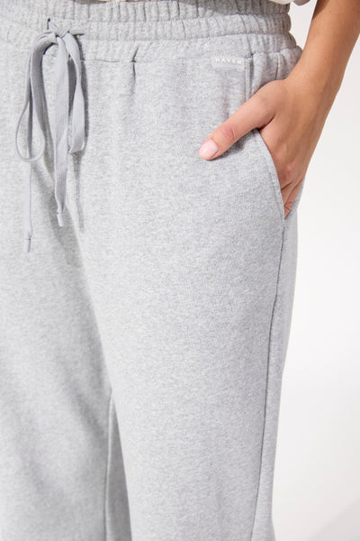 Boston Crop Sweat  - Grey