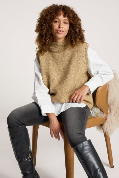 Zarda Sleeveless Knit - Mocha