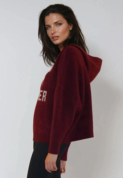 COURTNEY HOODIE JUMPER PORT