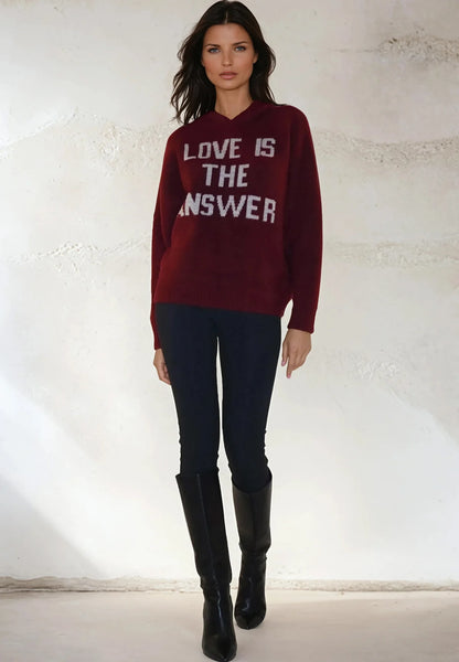 COURTNEY HOODIE JUMPER PORT