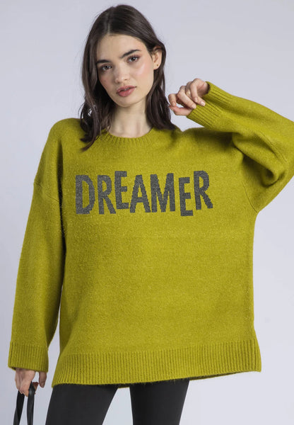 DREAMER JUMPER LIME GREEN