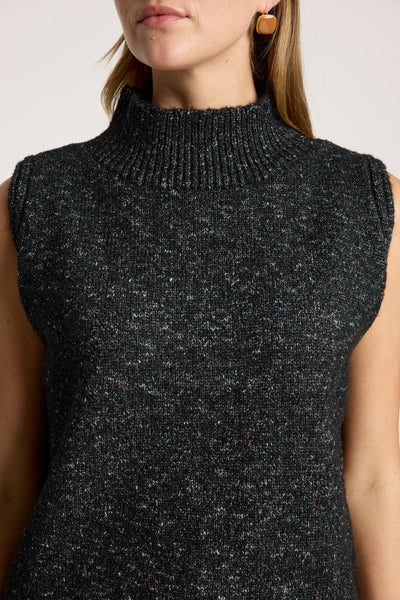 Zarda Sleeveless Knit - Black