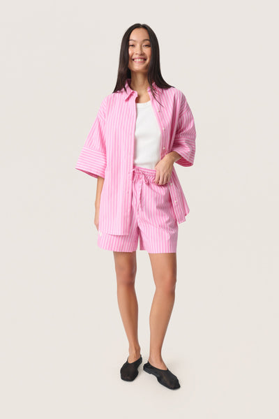 Kelly Shorts - Rose Bloom Stripes
