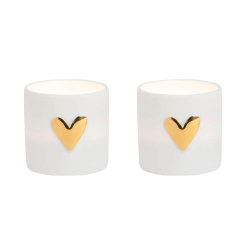 Rä̈der Heart Lights Set of 2 Gold