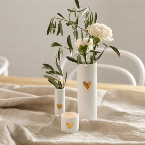 Rä̈der Heart Lights Set of 2 Gold