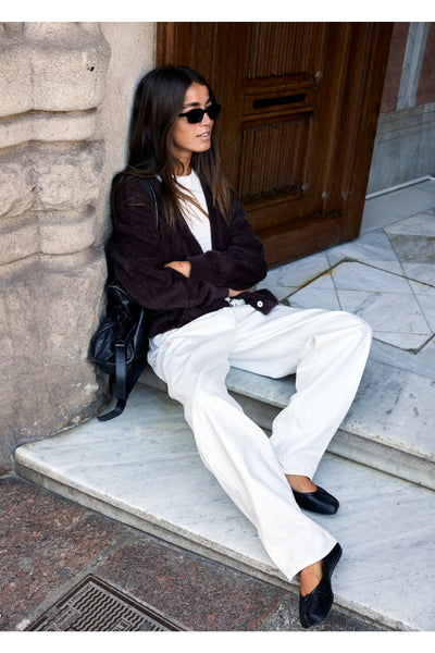 Brula Cardigan - Coffee Bean
