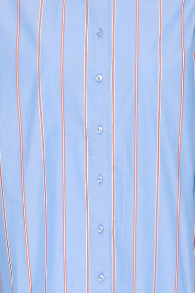 Sadia Shirt - Blue Yonder Stripe