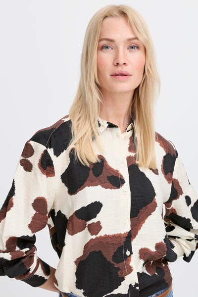 Ihamma Shirt - String Cow Print