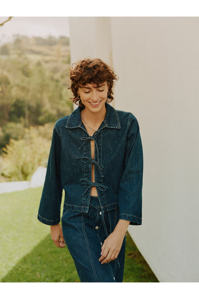 Lukan Shirt - Dark Blue Denim