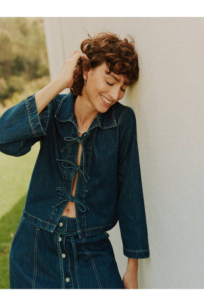 Lukan Shirt - Dark Blue Denim