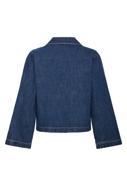 Lukan Shirt - Dark Blue Denim