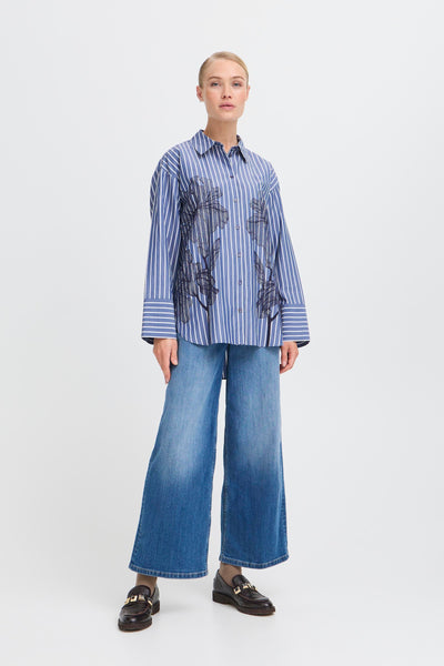 Firas Blouse - Blue Quartz Mix