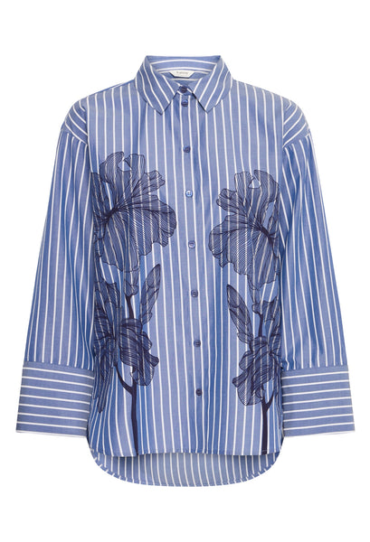 Firas Blouse - Blue Quartz Mix