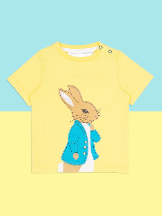 Peter Rabbit in the Garden Tee - Yellow