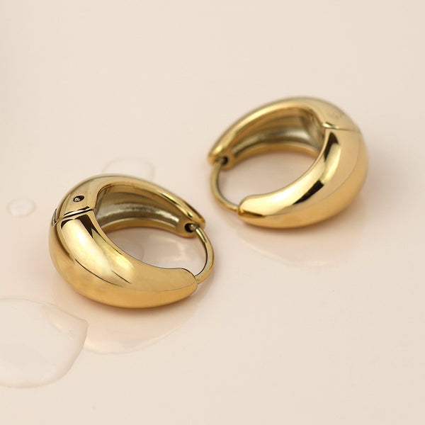 Chunky Small Hoop Earrings
