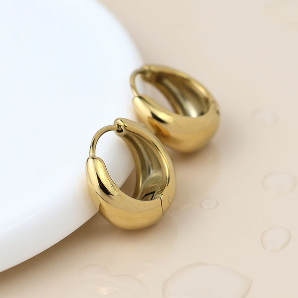 Chunky Small Hoop Earrings