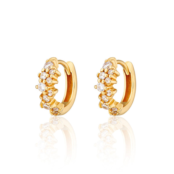 Stardust Huggie Earrings