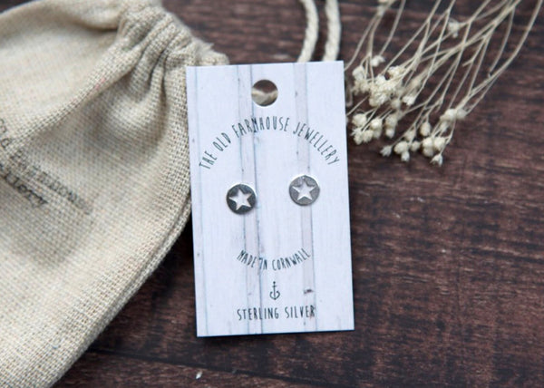 Old Farmhouse Mini Studs: Open Star