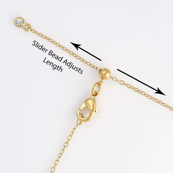 Starburst Necklace with Slider Clasp
