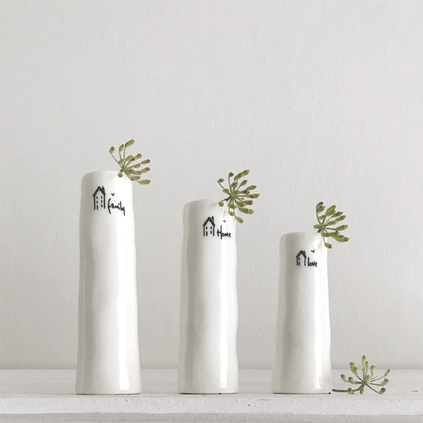 Trio of Bud Vases