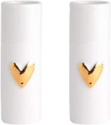 Rä̈der Mini Vases Heart Set of 2 Gold