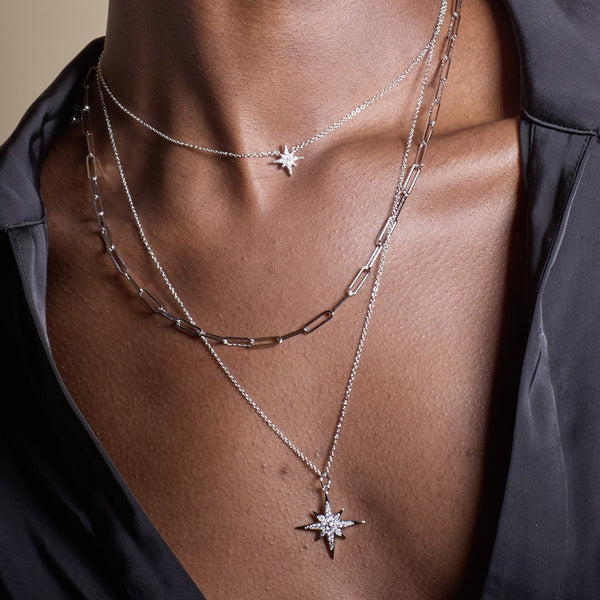 Starburst Necklace with Slider Clasp